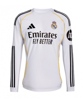 Real Madrid Maglia Gara Casa Repliche 2025-26 Maniche Lunghe